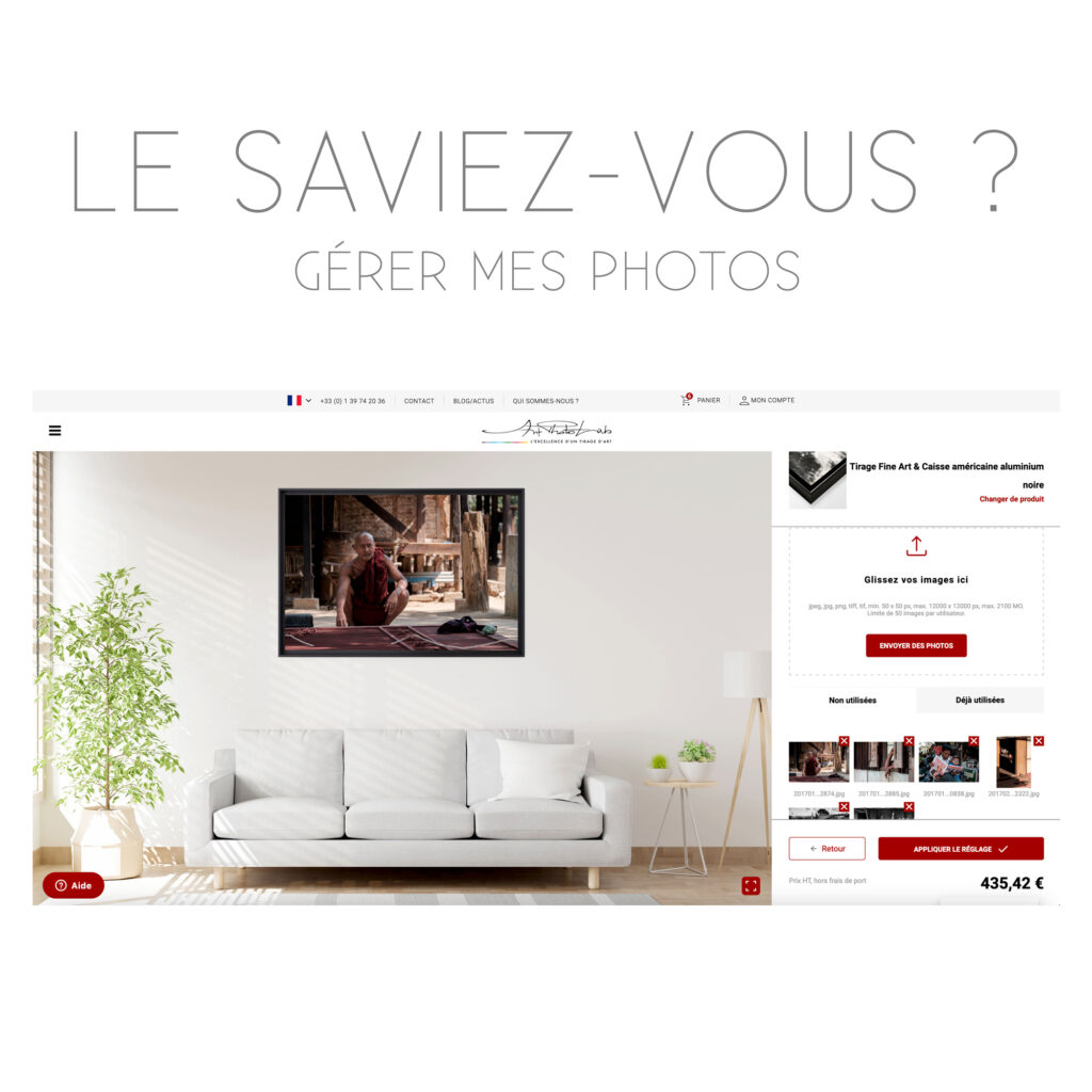 Le saviez-vous? – Gérer vos photos