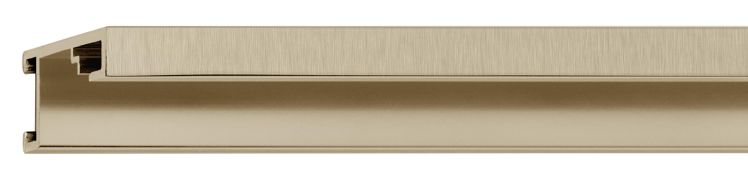 Profil aluminium Nielsen Design couleur Pyrite brossé