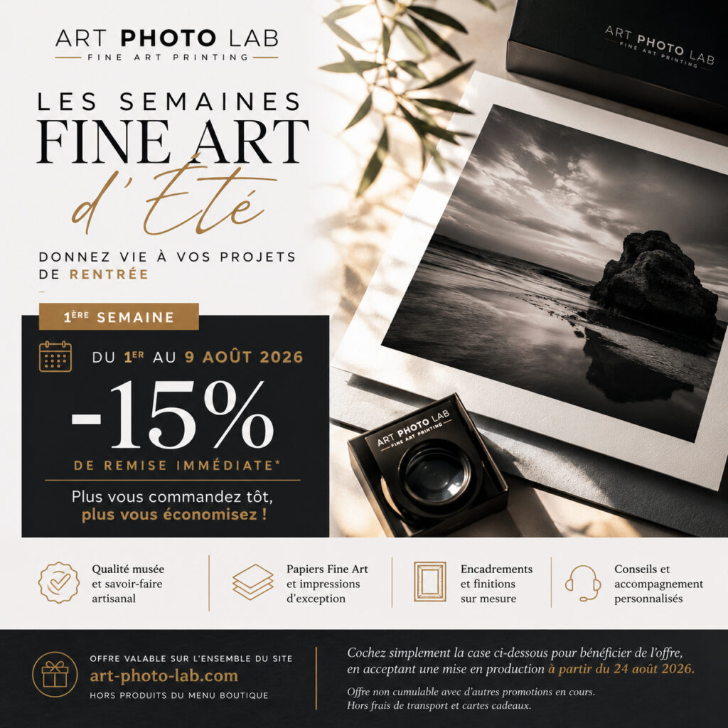 Les Semaines Fine Art d&rsquo;Été – 15 % du 1er au 9 août 2026